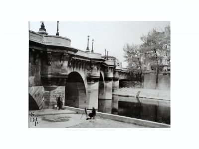 Photo ancienne Pont Neuf offset Souviens Toi De Paris
