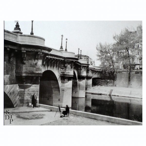 Photo ancienne Pont Neuf offset Souviens Toi De Paris