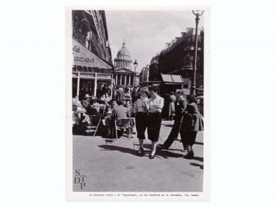 Café Capoulade au Quartier Latin Circa 1950 - STDP 1108-13 vue 0