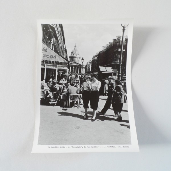 Café Capoulade au Quartier Latin - Photo vintage Circa 1950