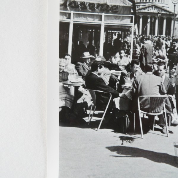 Café Capoulade au Quartier Latin - Photo vintage Circa 1950