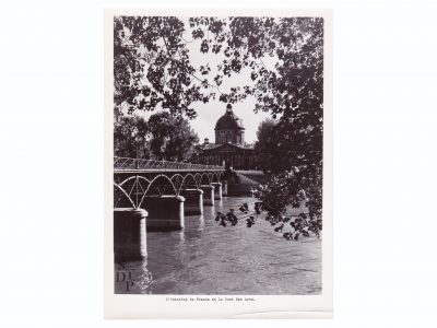 L'Institut de France et le Pont des Arts Circa 1950 - STDP 1108-2 Vue 0