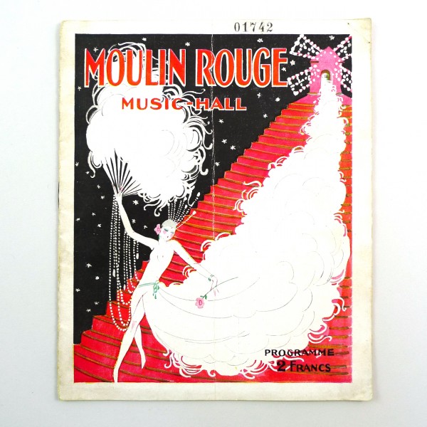 Programme ancien Moulin Rouge Hoffman Girls - 1924 STDP 1094 vue 2