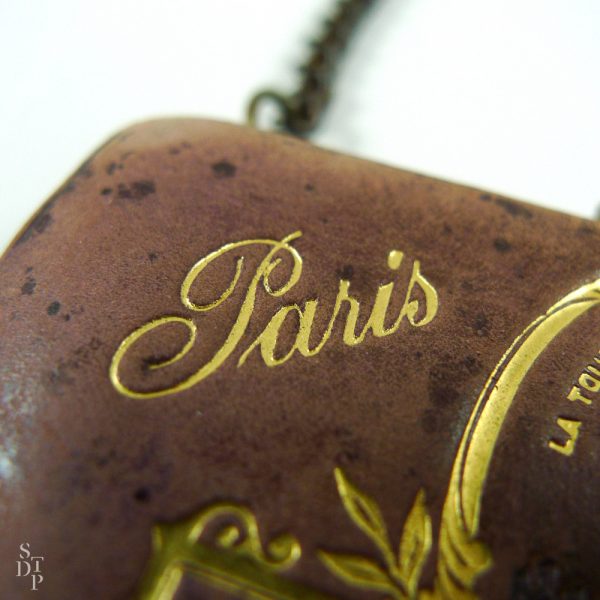Leather purse - Paris Worlds Fair 1900 STDP 3