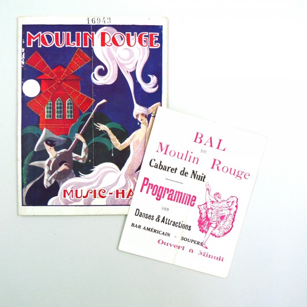 Old Moulin Rouge program, E. Halouze - Circa 1925 STDP 984 view 3 Souviens Toi De Paris vintage