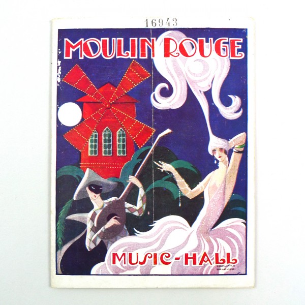 Programme Moulin Rouge, E. Halouze - Circa 1925 STDP 984 vue 1