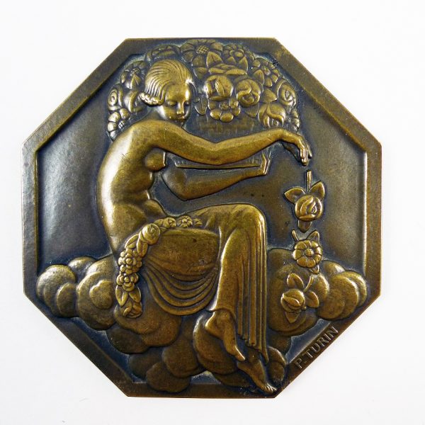 Médaille de l'Expo des Arts Décoratifs, P. Turin Paris 1925 - STDP 1092 vue 1A