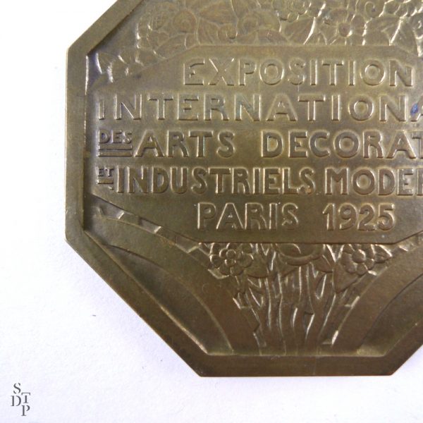 Médaille de l'Expo des Arts Décoratifs, P. Turin Paris 1925 - STDP 1092 vue 6