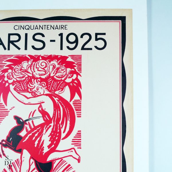 Affiche Cinquantenaire Expo Arts Déco 1925 - STDP vue 6 Paris vintage poster