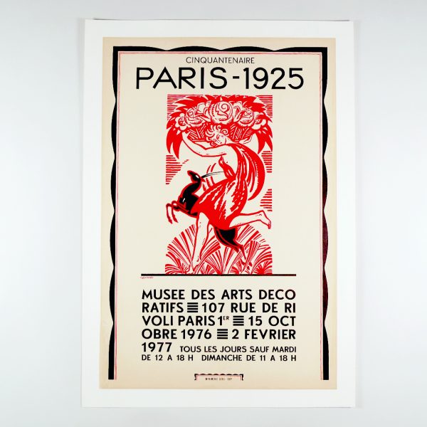 Robert BONFILS - Exposition Internationale Arts Décoratifs, 1925 - Affiche  lithographique - Art Moderne - Plazzart