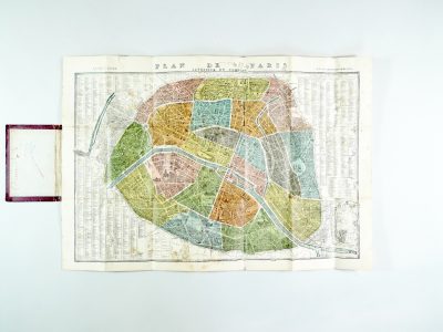 Antique map Paris Bernardin 1893 - STDP 1045 vue 0 Paris vintage