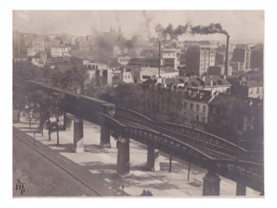 Paris elevated railway along Auguste-Blanqui Circa 1920 Souviens Toi De Paris view 0 vintage photo