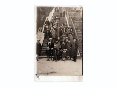 Stairs in Montmartre by François Gabriel Circa 1920 Souviens Toi De Paris vue 0 Paris vintage souvenir shop photo old photography