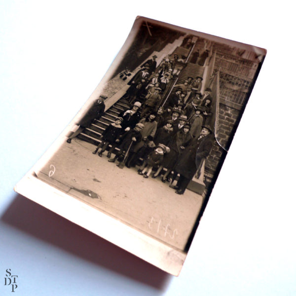 Stairs in Montmartre by François Gabriel Circa 1920 Souviens Toi De Paris view 2 Paris vintage souvenir shop photo old photography