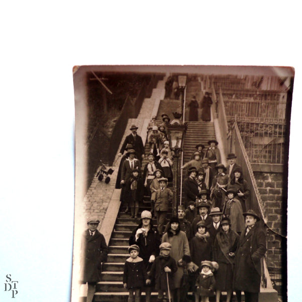 Stairs in Montmartre by François Gabriel Circa 1920 Souviens Toi De Paris view 3 Paris vintage souvenir shop photo old photography