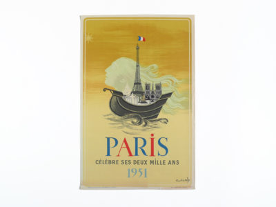 Affiche Paris célèbre ses deux mille ans Chapelain-Midy 1951 Souviens Toi De Paris vue 0 french vintage poster