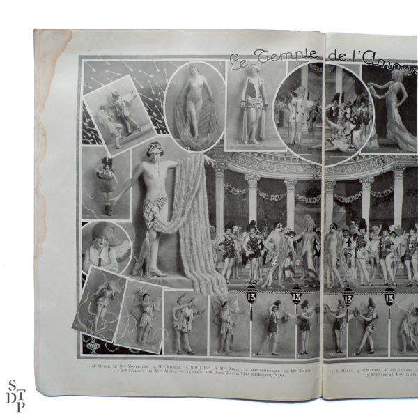 Bonjour Paris Mistinguett - Programme du Casino de Paris par C. Gesmar - 1925 Souviens Toi De Paris vue 4 Paris vintage