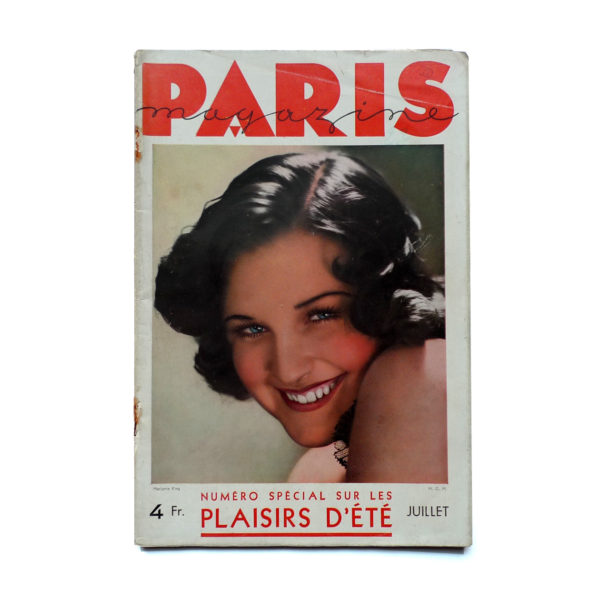 Paris Magazine Numéro 23 juillet 1933 Souviens Toi De Paris vue 0 Paris vintage curiosa