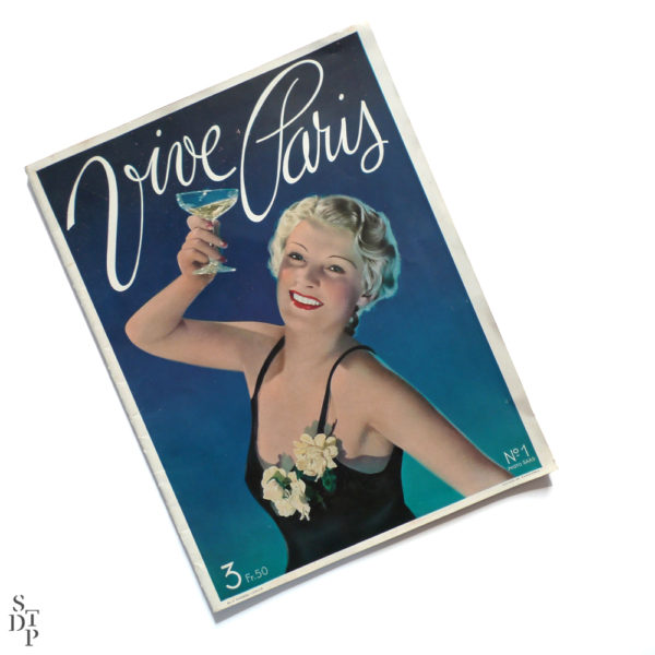 Vive Paris N°1 1935 Souviens Toi De Paris vue 1 vintage curiosa magazine