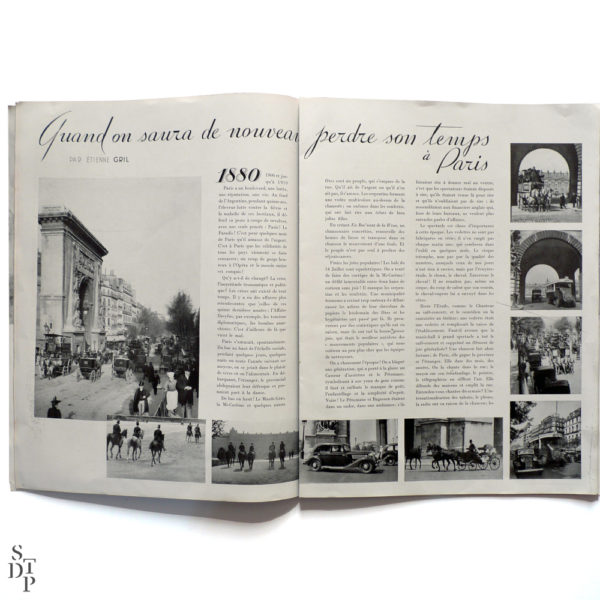 Vive Paris N°1 1935 Souviens Toi De Paris vue 2 vintage curiosa magazine