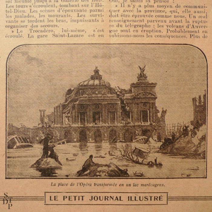 Petit Journal Illustré 22 novembre 1925 prédiction du Fakir Fhakya-Khan destruction de Paris en 1926 Souviens Toi De Paris vue 4
