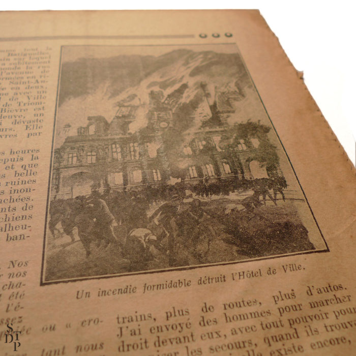 Petit Journal Illustré 22 novembre 1925 prédiction du Fakir Fhakya-Khan destruction de Paris en 1926 Souviens Toi De Paris vue 5