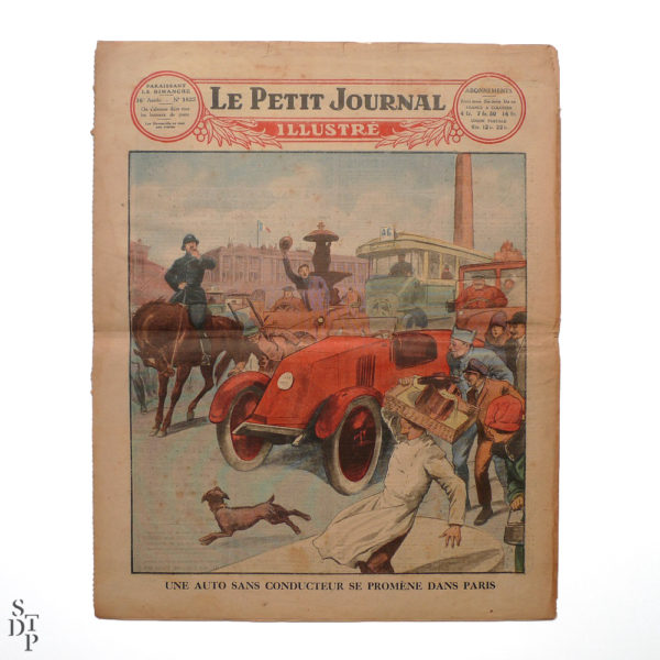 Petit Journal Illustré 22 novembre 1925 prédictions du Fakir Fhakya-Khan destruction de Paris en 1926 Souviens Toi De Paris vue 6