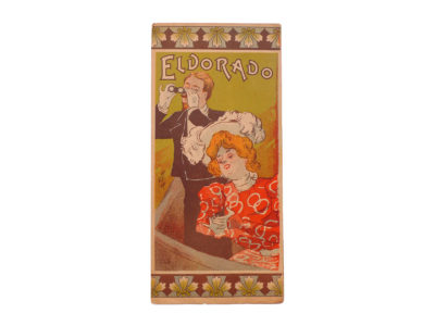 Théâtre de l'Eldorado programme illustré par Ferdinand Misti Mifliez - 1898 vue 0 Souviens Toi De Paris vintage