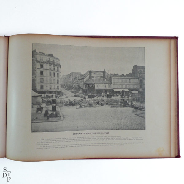 Livre ancien Paris sous la Commune par un témoin fidèle la photographie Collectif Circa 1890 Souviens Toi De Paris vue 4