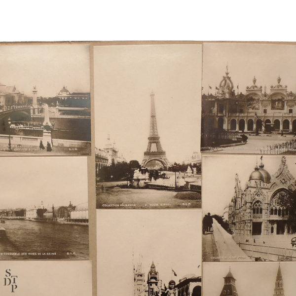 Album photo de l' Exposition Universelle Paris 1900 collection Felix Potin SIP Souviens Toi De Paris vintage souvenir shop vue 4