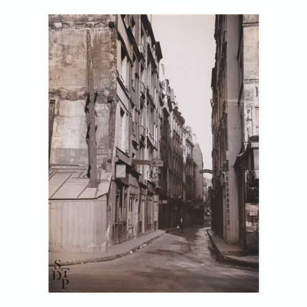 Photographie ancienne rue de la Huchette Petit Pont Viollet circa 1950 Souviens Toi De Paris vintage photo vue 0