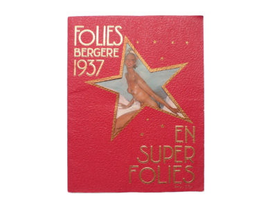 Album revue Super Folies Joséphine Baker aux Folies Bergère Souviens Toi De Paris vintage vue 0