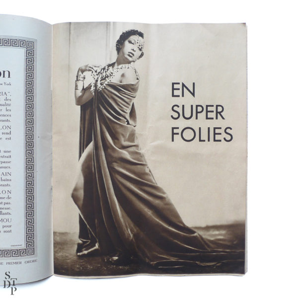 Album revue Super Folies Joséphine Baker aux Folies Bergère Souviens Toi De Paris vintage vue 2