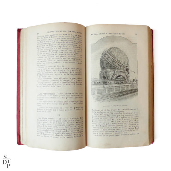 Guide illustré du Bon Marché L'Exposition et Paris 1900 Souviens Toi De Paris vintage vue 4