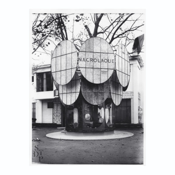 Photo Exposition des Arts Décoratifs Pavillon Nacrolaque 1925 Souviens Toi De Paris vintage photo vue 0
